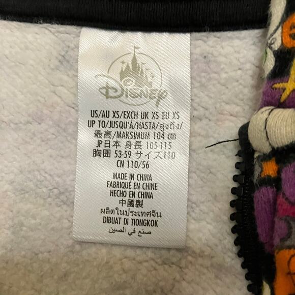 Disney Parks 2022 Youth Halloween Mickey and Friends Full Zip Hoodie Size XS - Picture 8 of 11